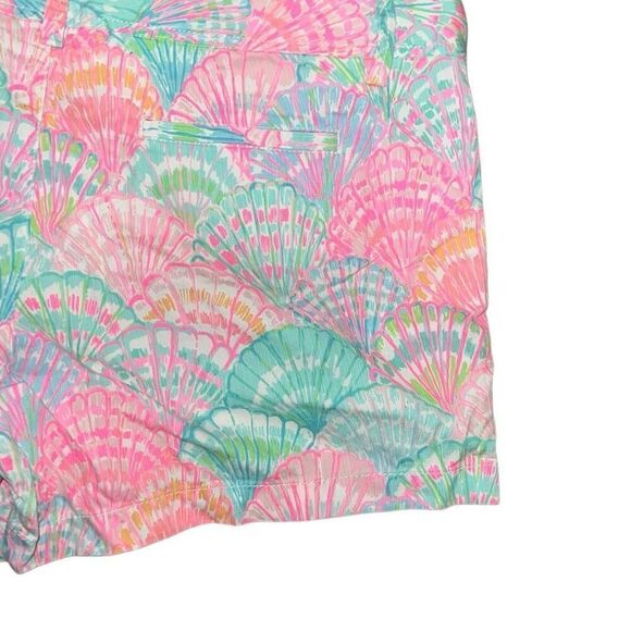 Lilly Pulitzer Callahan Short Oh Shello Shell Print Tropical Vacation sz 16 - Picture 4 of 9